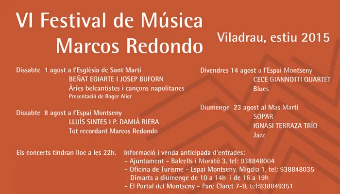 VI Festival de Música Marcos Redondo