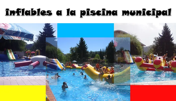 Inflables a la piscina
