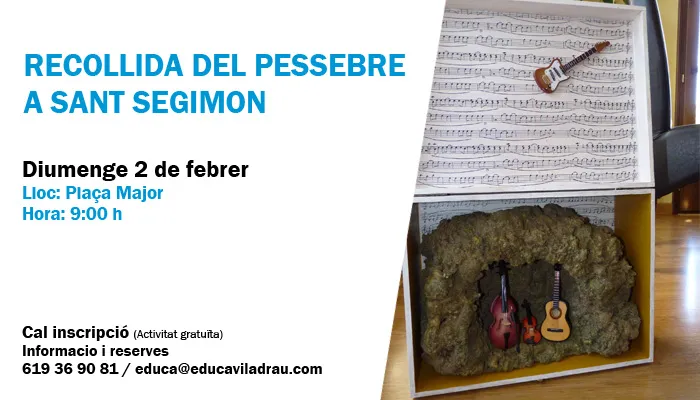 Recollida del pessebre a Sant Segimon, Viladrau