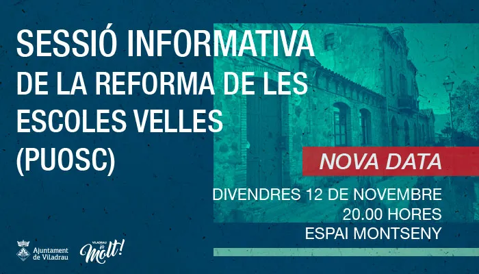 Viladrau Sessió informativa de la reforma de les escoles velles (PUOSC)