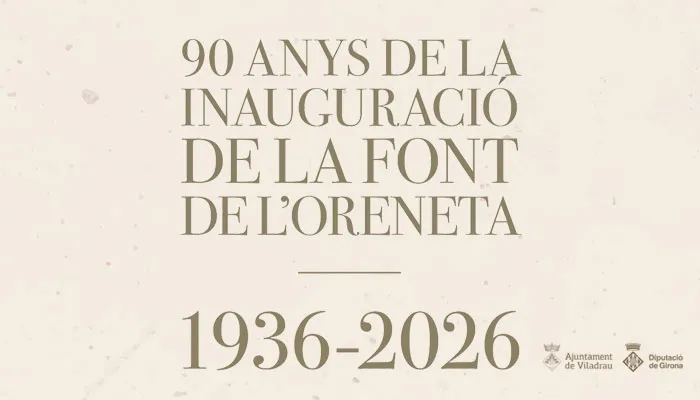 90è aniversari de la inauguració de la Font de l'Oreneta (1936 - 2026)
