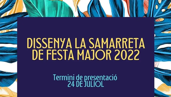 Concurs: "Dissenya la samarreta de Festa Major 2022"