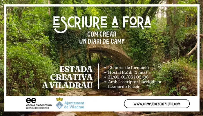 Viladrau Escriure a fora - Com crear un diari de camp