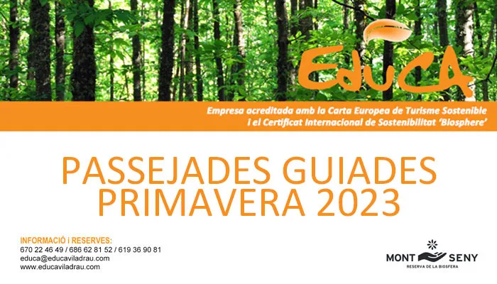 Viladrau Passejades Guiades Primavera 2023