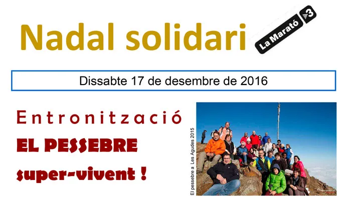 Viladrau, Entronització El Pessebre Super-vivent