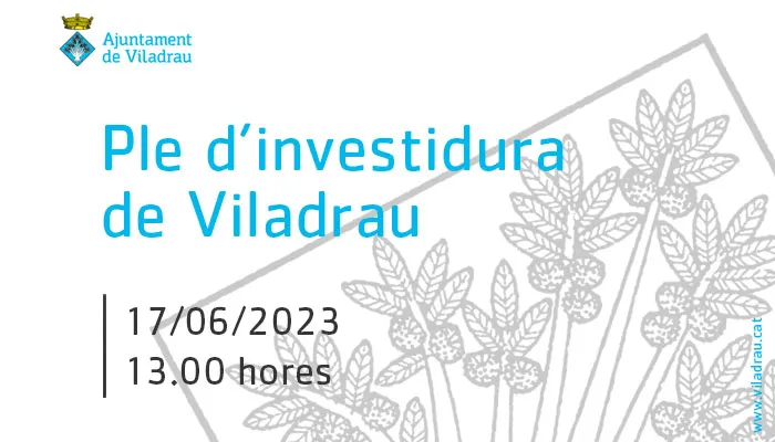 Ple d'investidura de Viladrau 2023