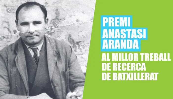 Viladrau 6è Premi Anastasi Aranda al millor Treball de Recerca de Batxillerat