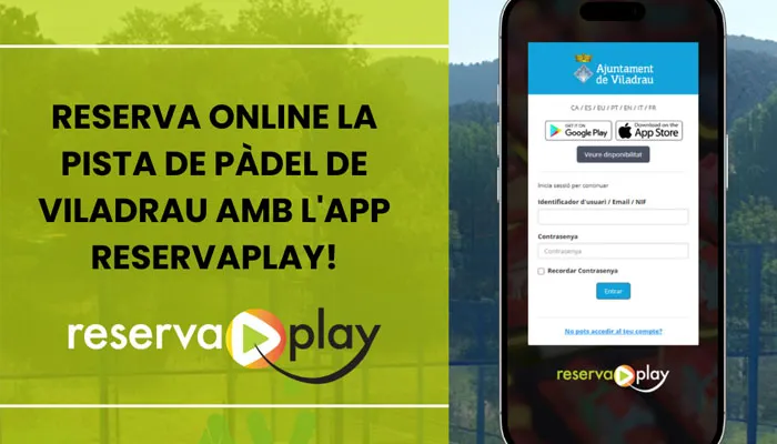 Viladrau renova el sistema de reserves per a la pista de pàdel