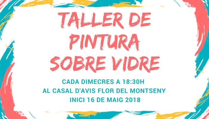 Viladrau Taller de pintura sobre vidre