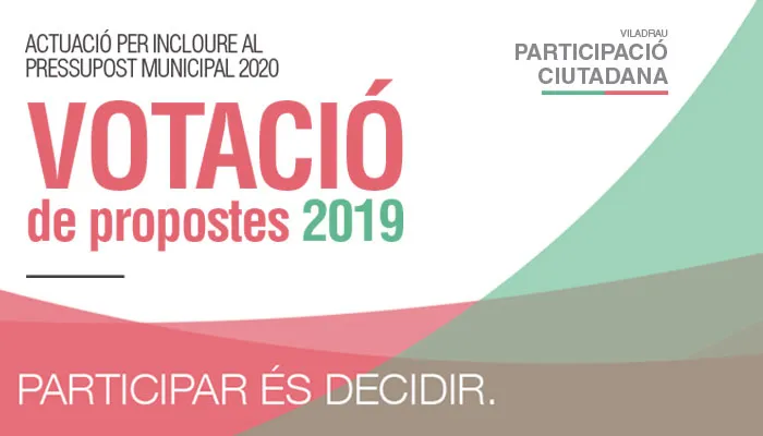Viladrau Votació de les propostes 2019