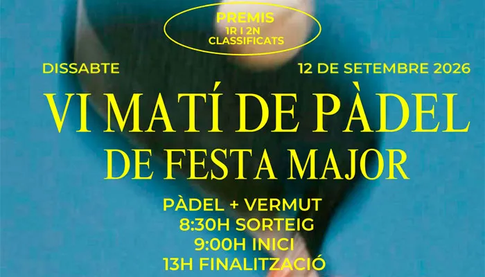 VI Matí de pàdel de Festa Major de Viladrau