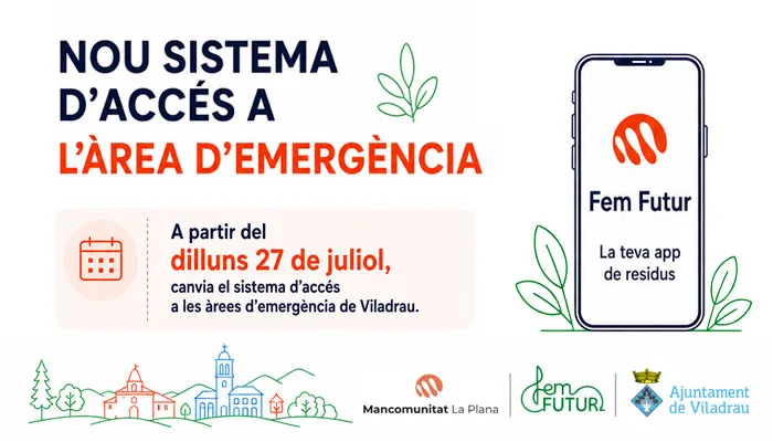 Viladrau Nou sistema d'accés a l'Àrea d'Emergència
