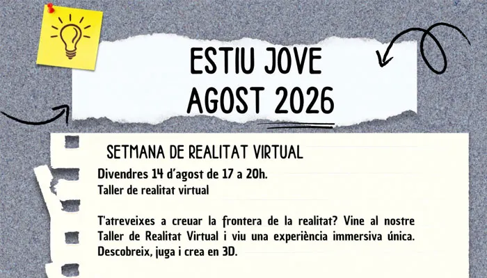 Viladrau Taller de realitat virtual - Estiu Jove 2026