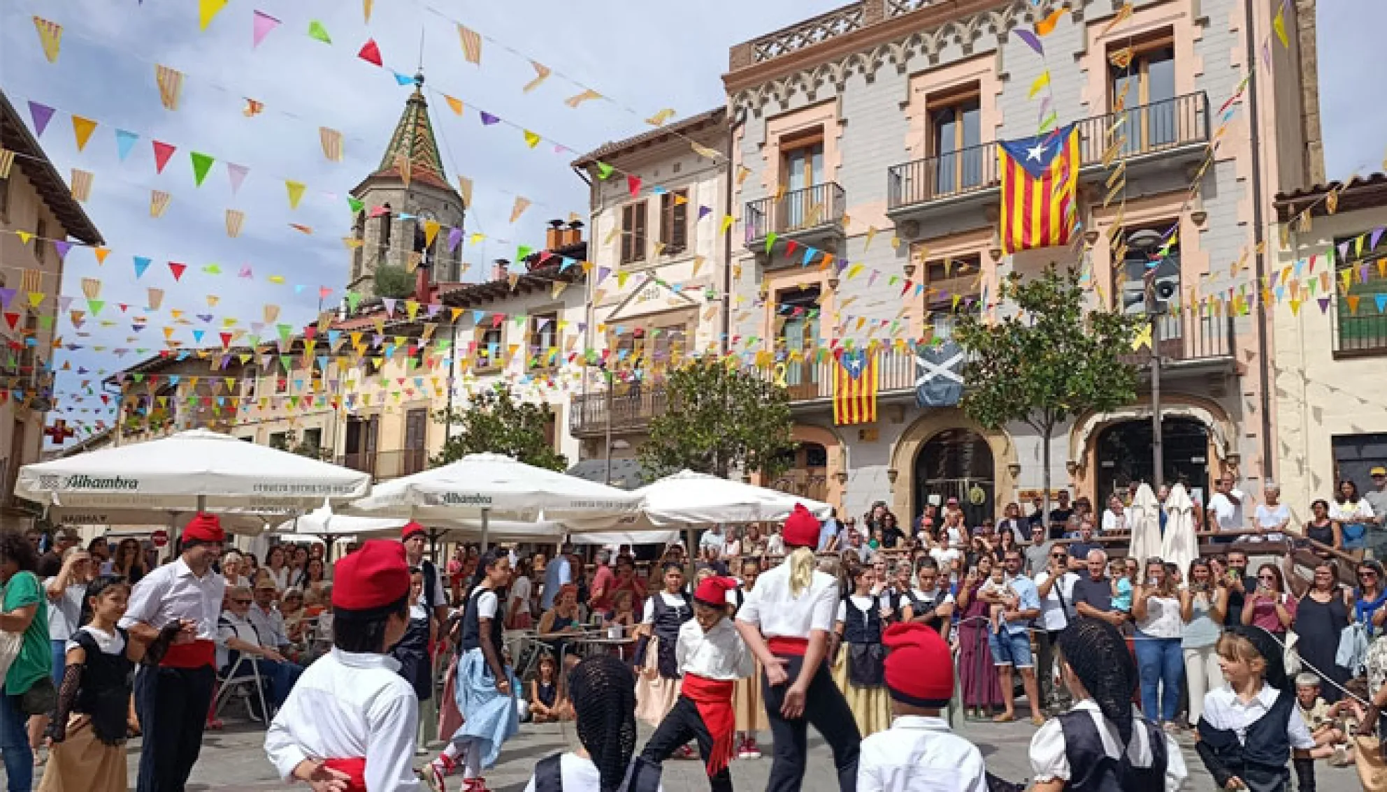 Plaça major de Viladrau