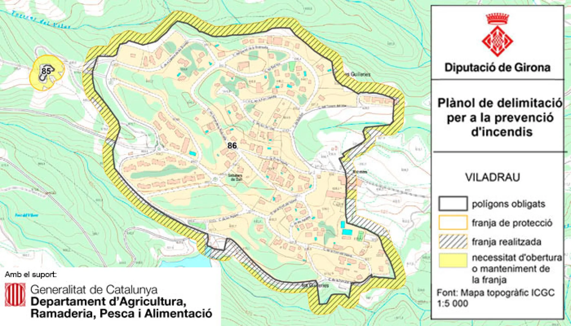 Viladrau Franja Foc Urbanització Guilleries