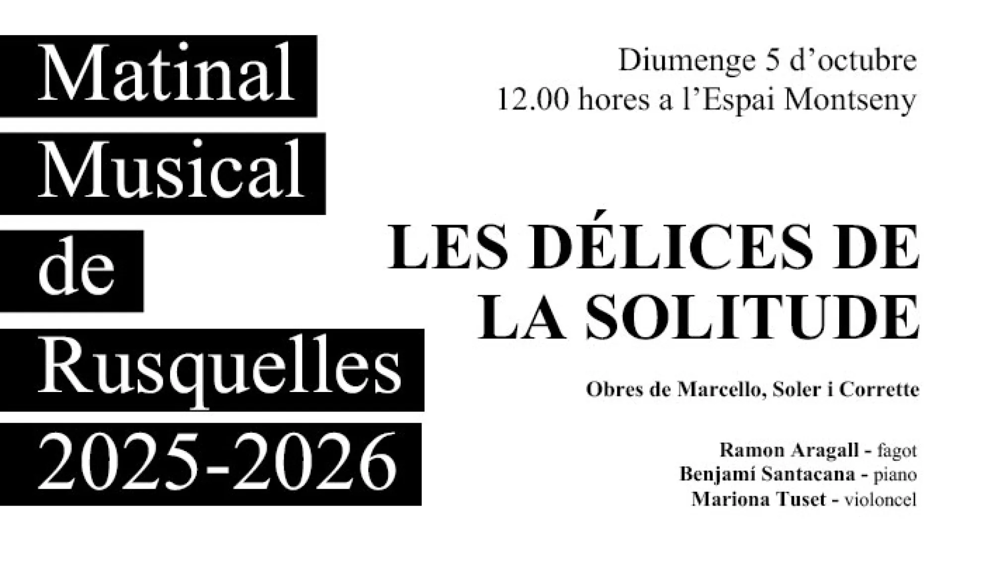Viladrau Matinal Musical de Rusquelles del 5 d'octubrre de 2025