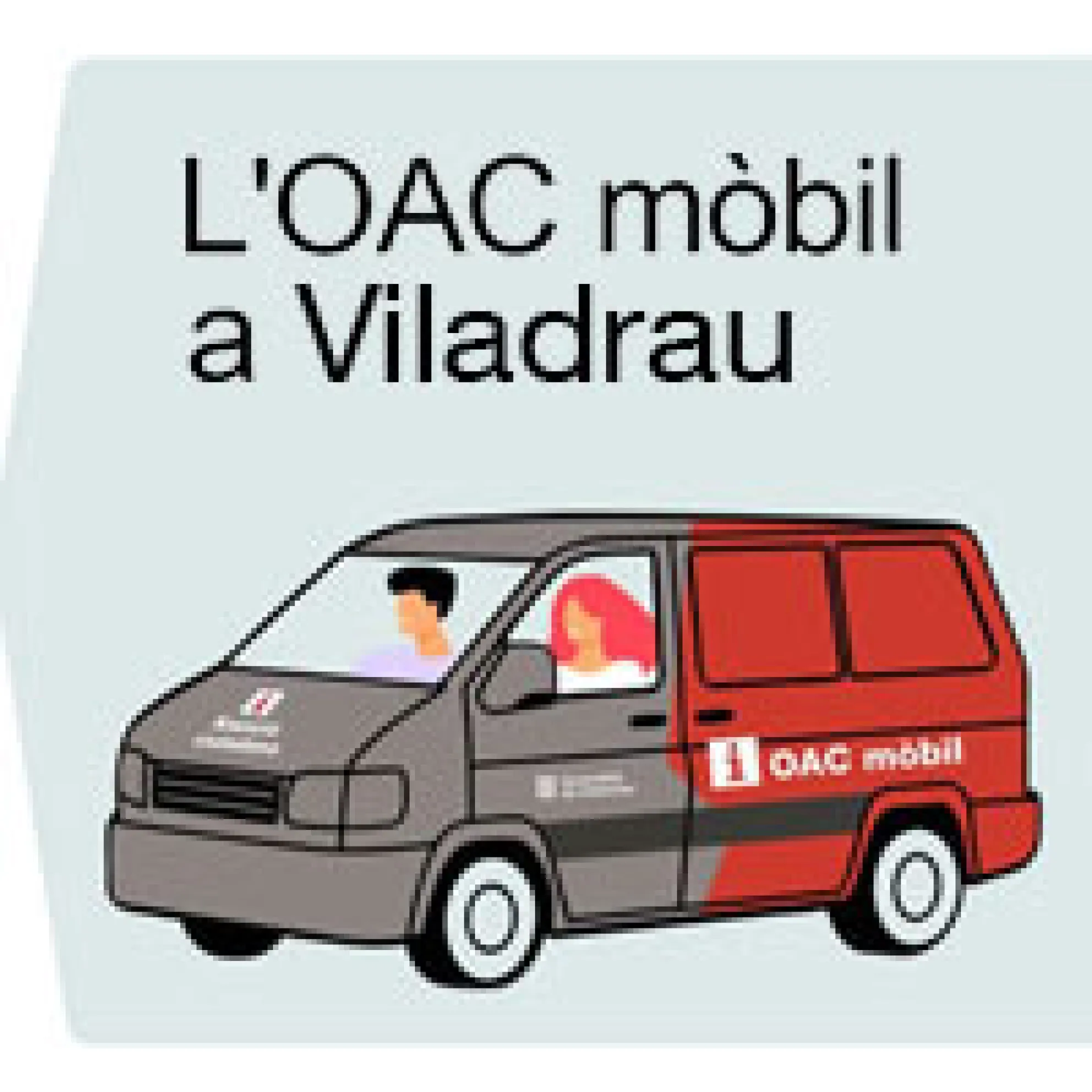 Visita de l'Oficina d'Atenció Ciutadana (OAC) mòbil de la Generalitat de Catalunya