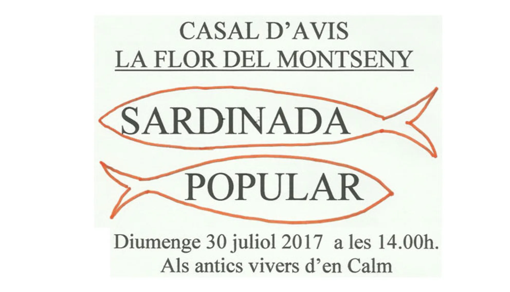 Viladrau Sardinada Popular Casal d'Avis