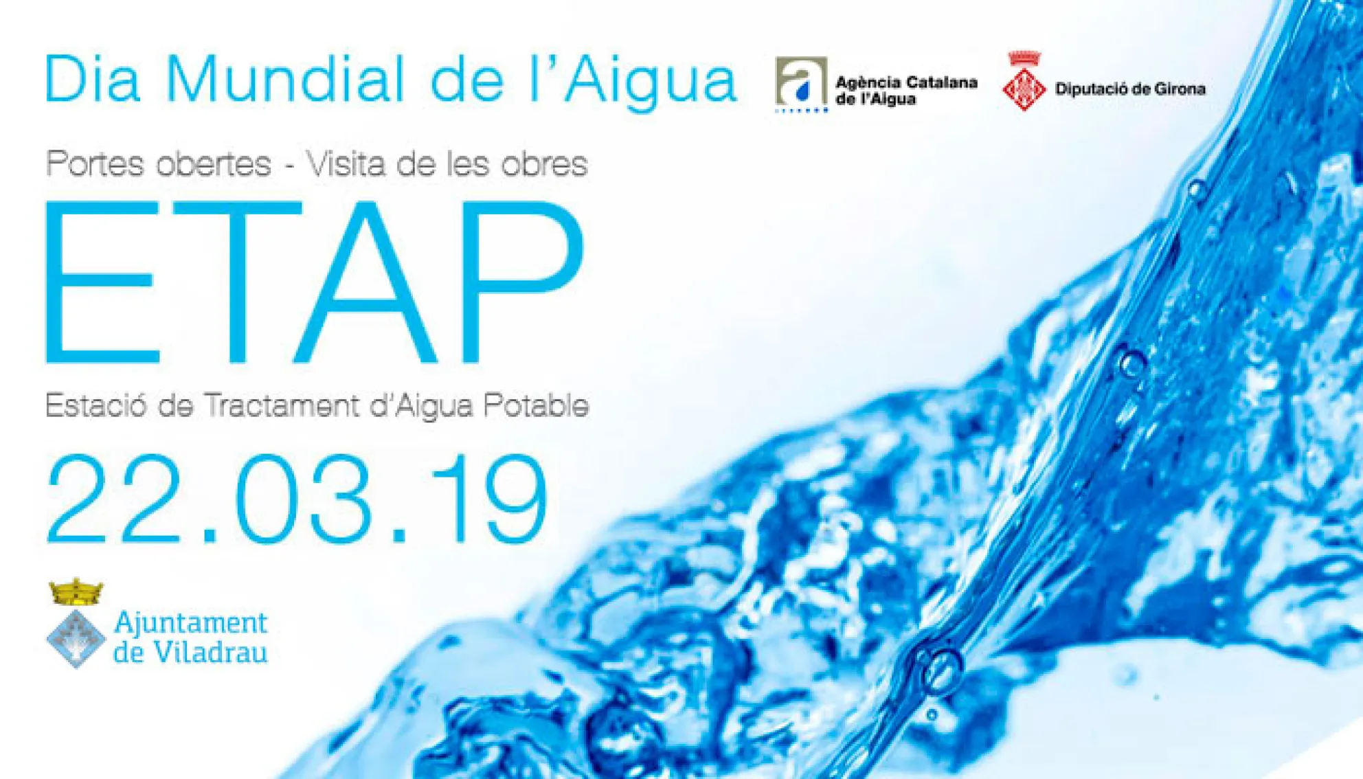 Viladrau Visita de les obres ETAP