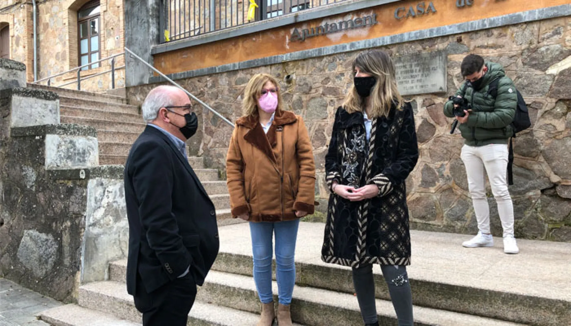 Josep Bargalló, Conseller d'Educació, visita Viladrau