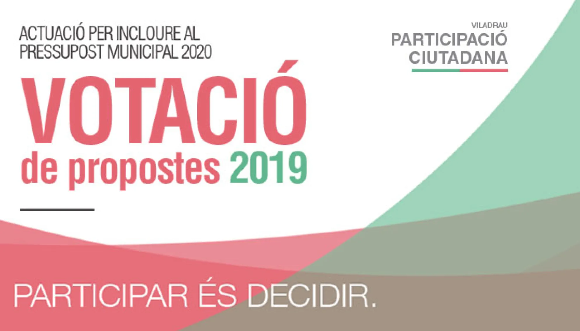 Viladrau Votació de les propostes 2019