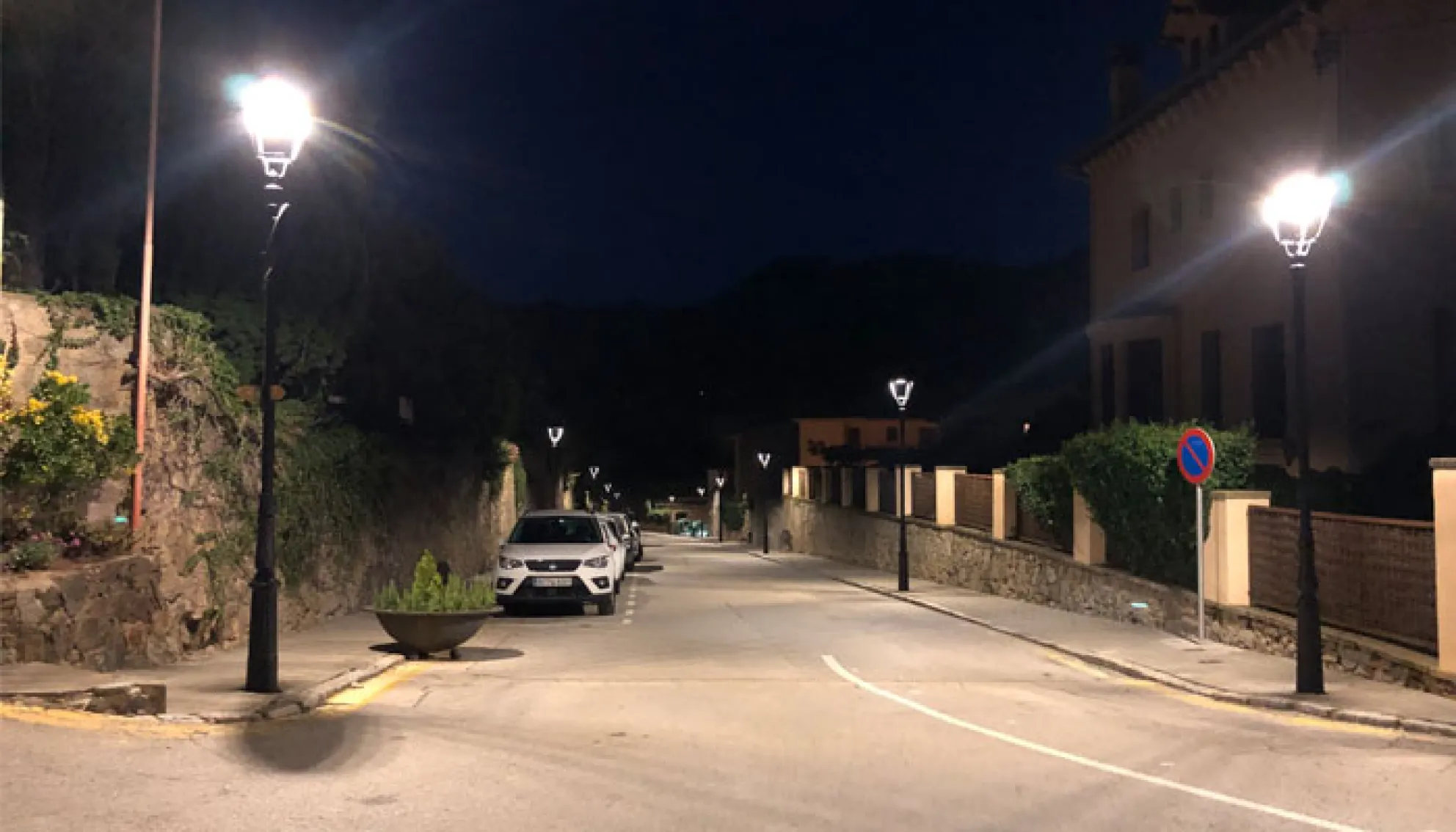 Viladrau Millora de l'eficiència energètica de l'enllumenat públic del centre urbà