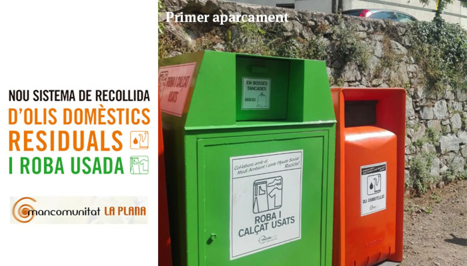 Viladrau Contenidors d'oli i roba