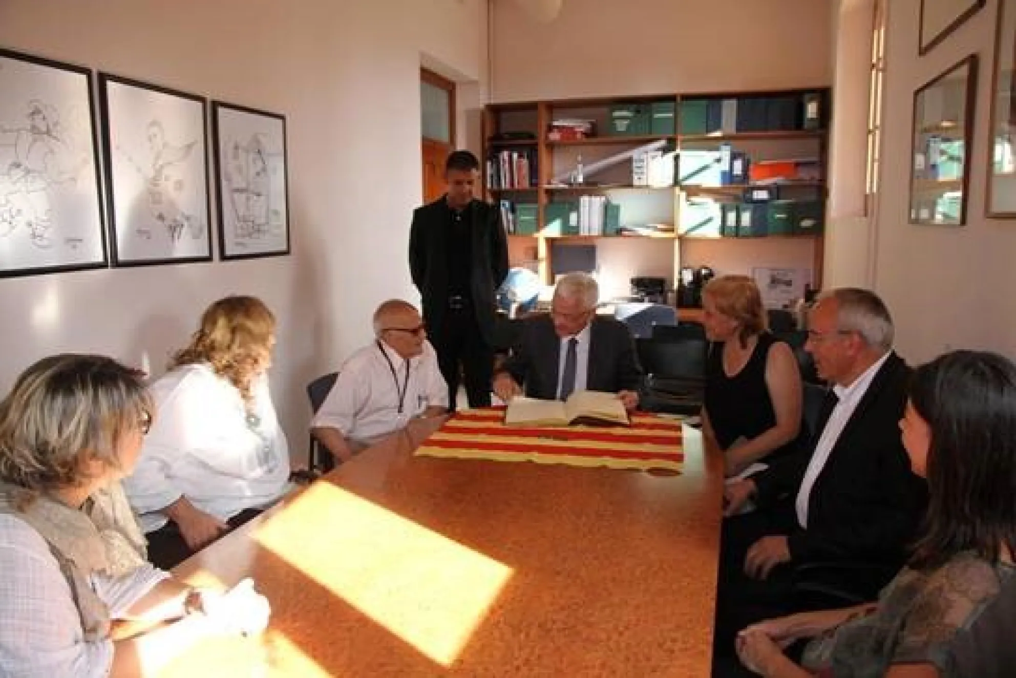 Viladrau va rebre aquest dissabte el Conseller de Cultura Ferran Mascarell