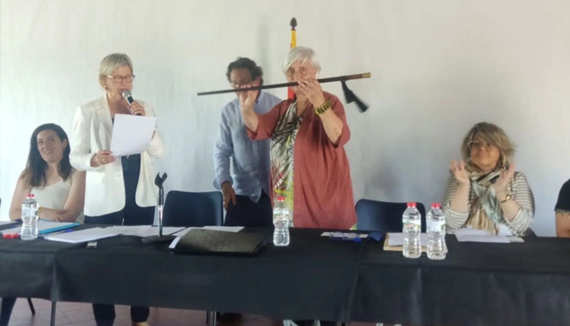 Margarida Feliu investida alcaldessa de Viladrau