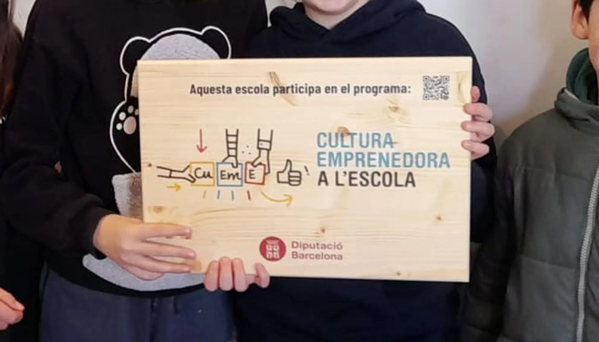 Cooperativa escolar a l’Ajuntament de Viladrau