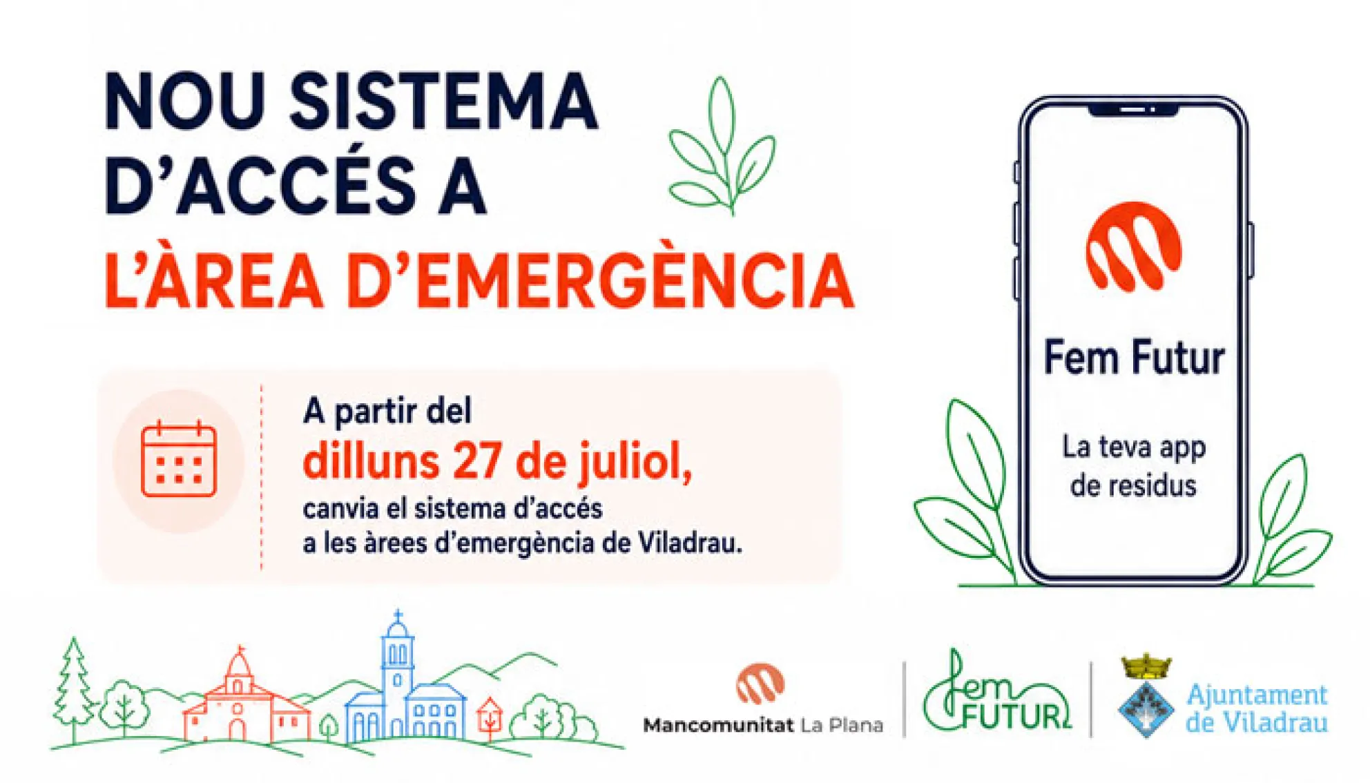 Viladrau Nou sistema d'accés a l'Àrea d'Emergència