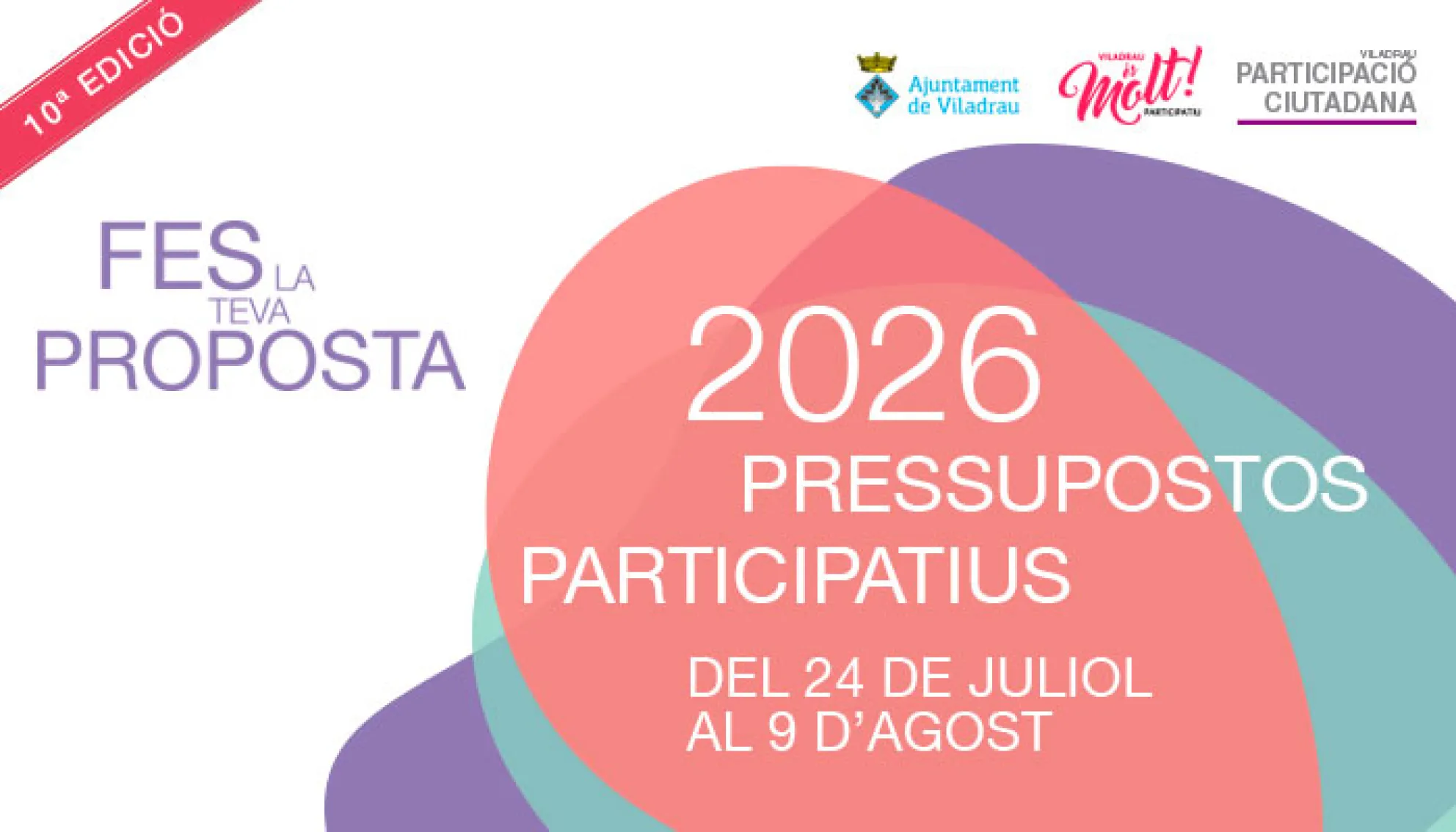 Viladrau Presentació de propostes dels Pressupostos Participatius 2026